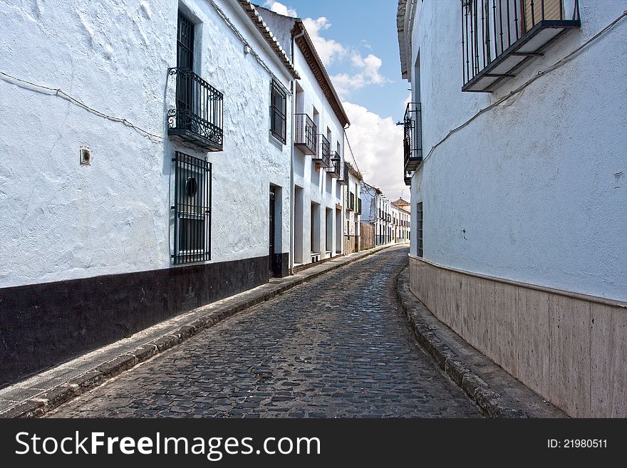 Streets of Almagro in Andalusia region in Spain