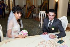 Solemn Registration Of Marriage Stock Photo Solemn Registration Of Marriage Stock Photo