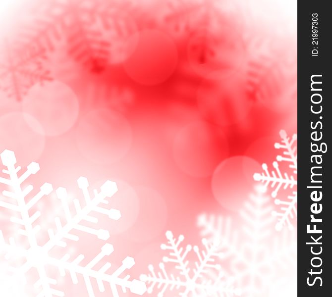 Christmas background for design with snowflakes