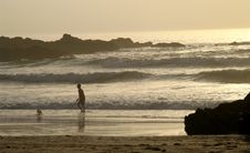 Sunset Beach Stock Image
