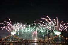 Free Fireworks With Copyspace Royalty Free Stock Photos - 225798