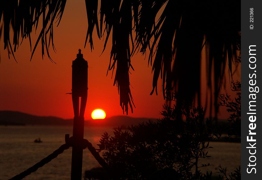 Sunset @ St. Filip & Jakov, Croatia. Sunset @ St. Filip & Jakov, Croatia