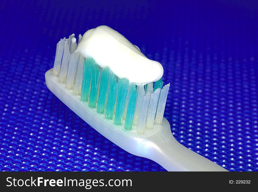 Toothbrush with Paste