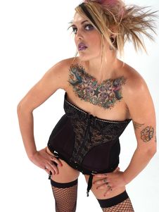 Wild Tattooed Beauty Royalty Free Stock Photos Wild Tattooed Beauty Royalty Free Stock Photos