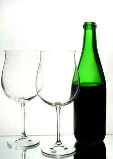 Two Wine Glasses With Red Wine Royalty Free Stock Photos Two Wine Glasses With Red Wine Royalty Free Stock Photos