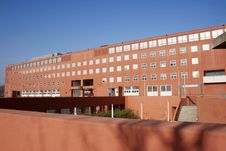 Red Modern University Building Stock Photography Red Modern University Building Stock Photography