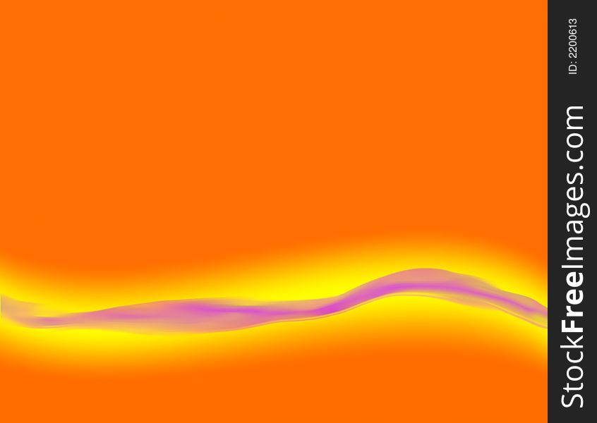 Abstract orange, yellow and magenta Wave. Abstract orange, yellow and magenta Wave