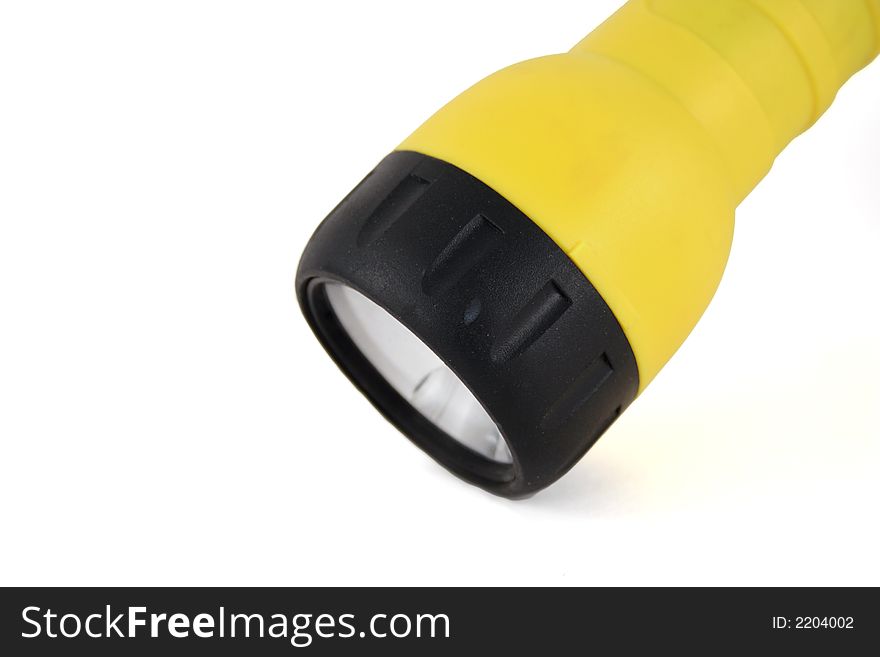 An image of a Yellow Flashlight