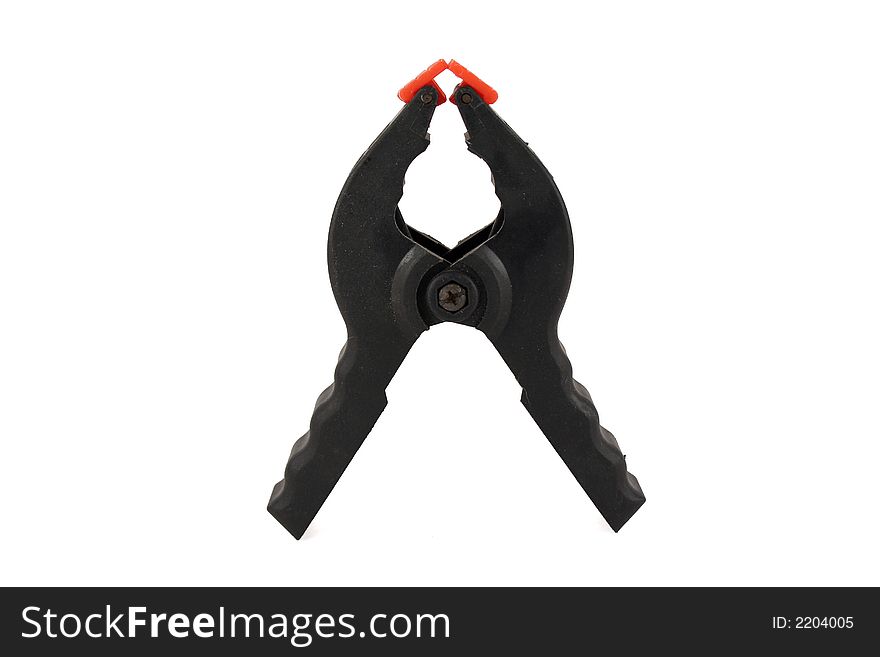 An image of a Black Spring Clamp