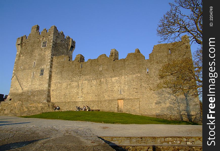 Ross castle located near Killarney county Kerry, Ireland