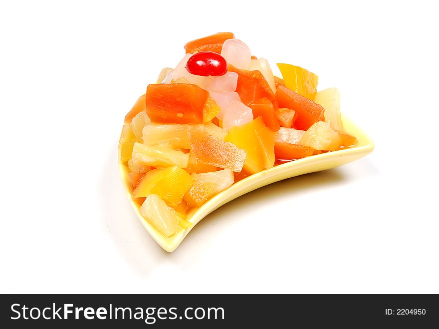 Image for mixed fruits in a plate. Image for mixed fruits in a plate