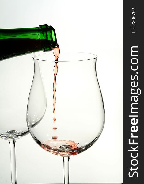 Red wine glass alcohol background beverage