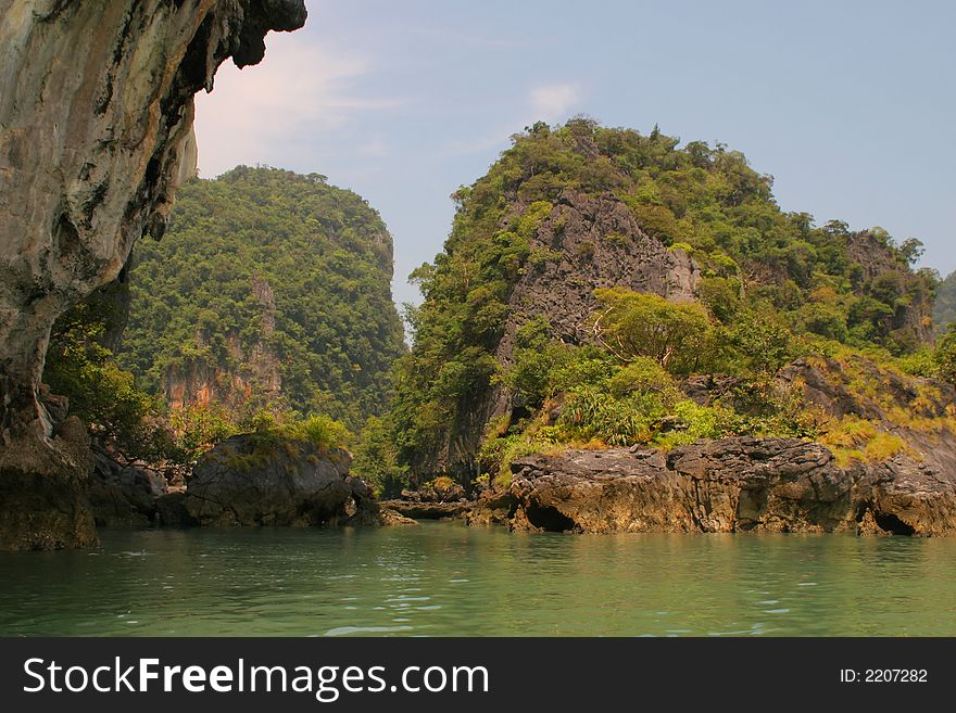 Tropical islands and lagoons near to Phuket. Tropical islands and lagoons near to Phuket