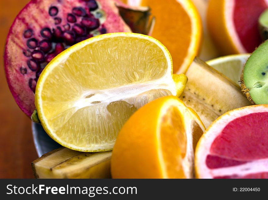 Slices of fruit
