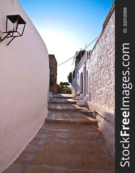 Street In Lindos