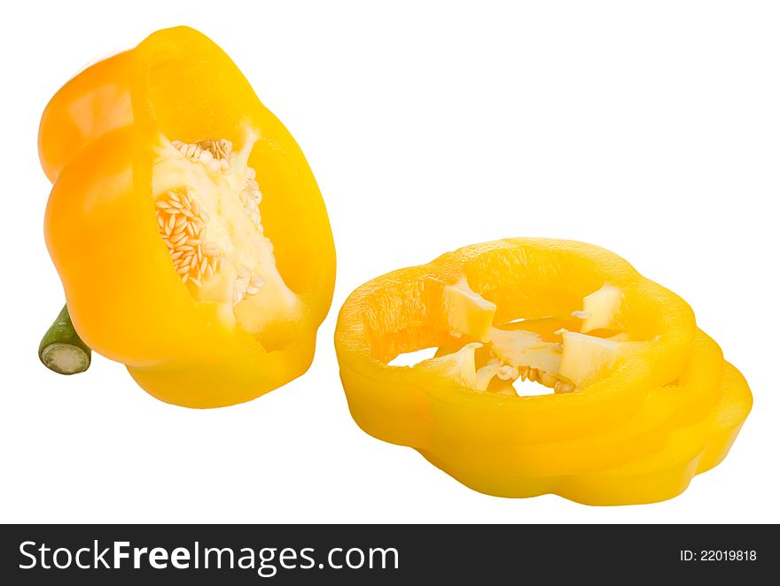 Sliced Yellow Pepper