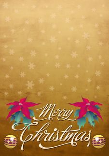 Beautiful Christmas Card - Poster Template Stock Photos Beautiful Christmas Card - Poster Template Stock Photos