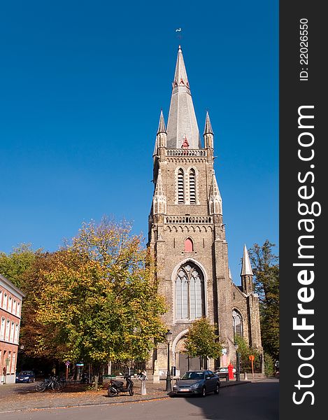 Magdalenakerk Church At Brugge - Belgium