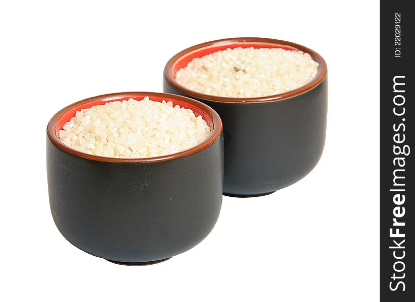 Tasty Boiled Rice Isolated