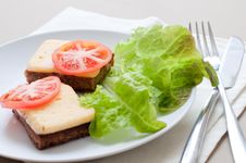 Bread With Cheese Stock Image Bread With Cheese Stock Image