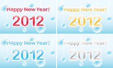 New Year 2012 Stock Photos