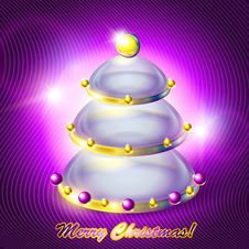 Abstract Glass Christmas Tree Royalty Free Stock Photo Abstract Glass Christmas Tree Royalty Free Stock Photo