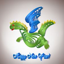 Paper Dragon-simbol Stock Photography Paper Dragon-simbol Stock Photography