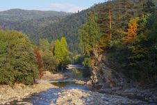 River In Mountain Forests Royalty Free Stock Image River In Mountain Forests Royalty Free Stock Image
