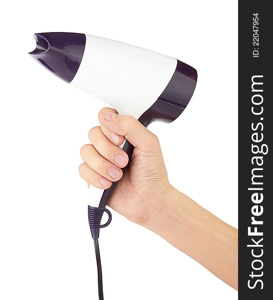 Hairdryer In Hand