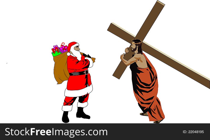 Who is Christmas simbol? Jesus or Santa?. Who is Christmas simbol? Jesus or Santa?
