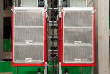 Construction Hoist Lift Royalty Free Stock Image Construction Hoist Lift Royalty Free Stock Image