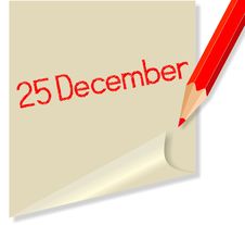 December 25 Royalty Free Stock Photography December 25 Royalty Free Stock Photography