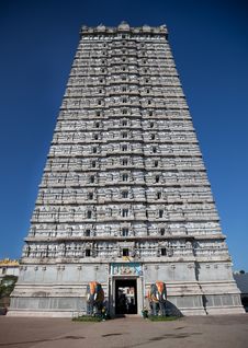 Lord Shiva Temple Architecture Royalty Free Stock Image