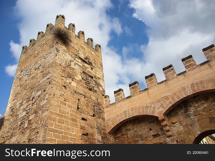 Medieval Castle in Majorca (Balearic Islands - Spain)