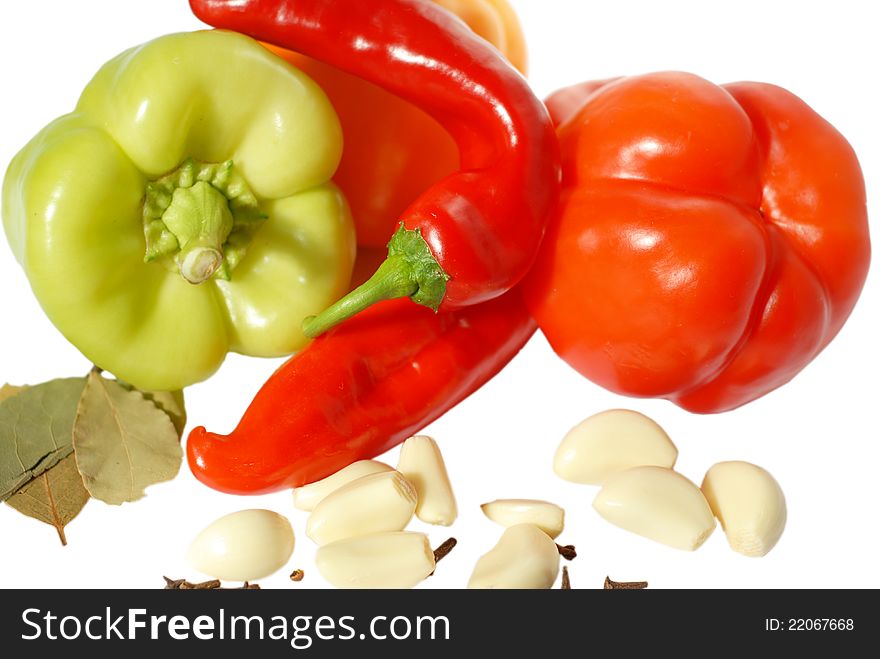 A set of fresh ripe vegetable diet healthy. A set of fresh ripe vegetable diet healthy