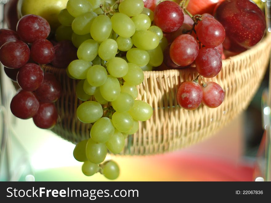 Delicious fresh fruits with vitamins useful ripe. Delicious fresh fruits with vitamins useful ripe