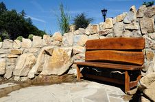Wooden Bench Stock Images