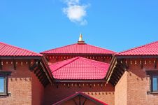 Buddhist Temple And Blue Sky Royalty Free Stock Photography Buddhist Temple And Blue Sky Royalty Free Stock Photography