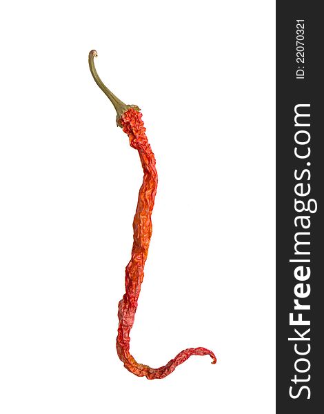 Concept about fishing with a hot chilli hook. Concept about fishing with a hot chilli hook