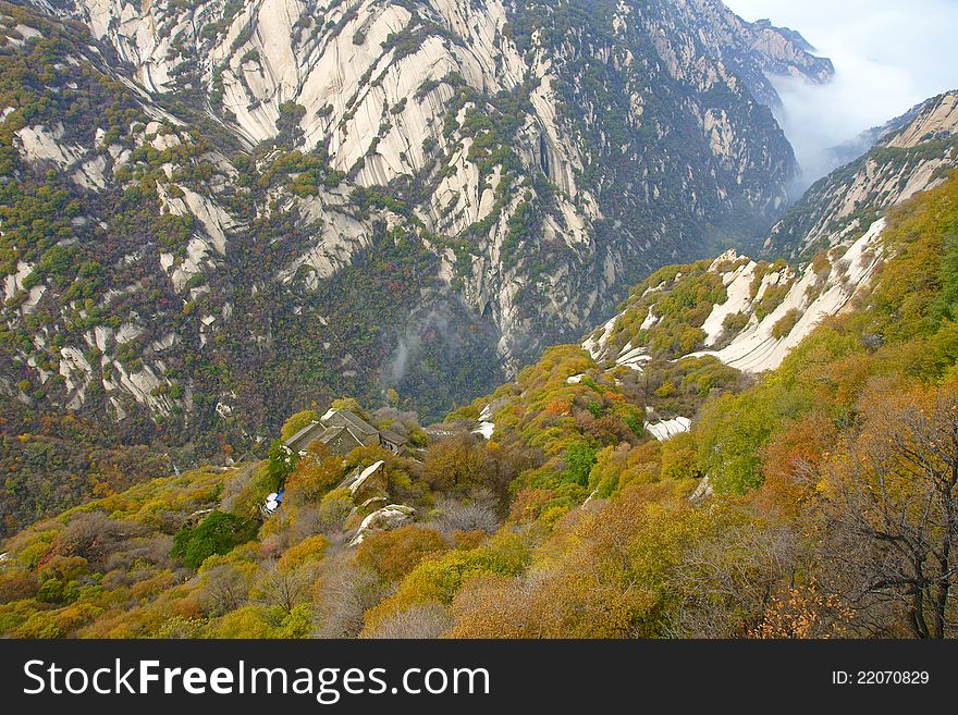 Landscape of Mount Hua