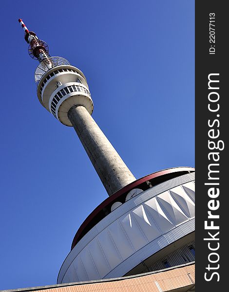 Mountain hotel and television transmitter Praded, Czech republic