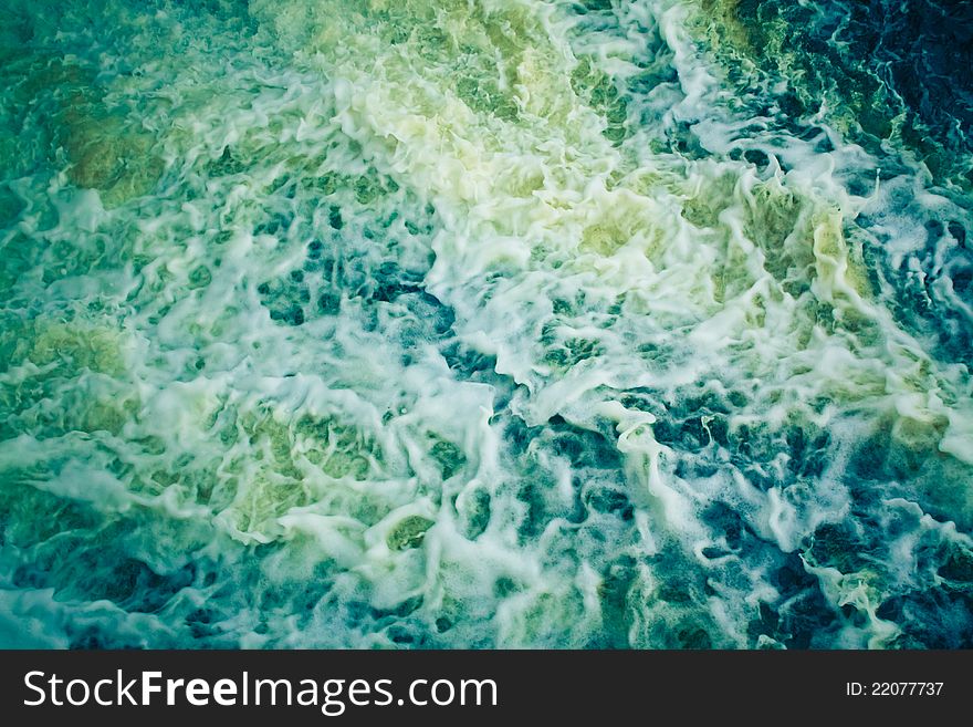 Stormy blue sea wave background. Stormy blue sea wave background