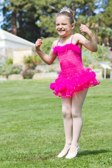 Happy Ballerina Stock Photos