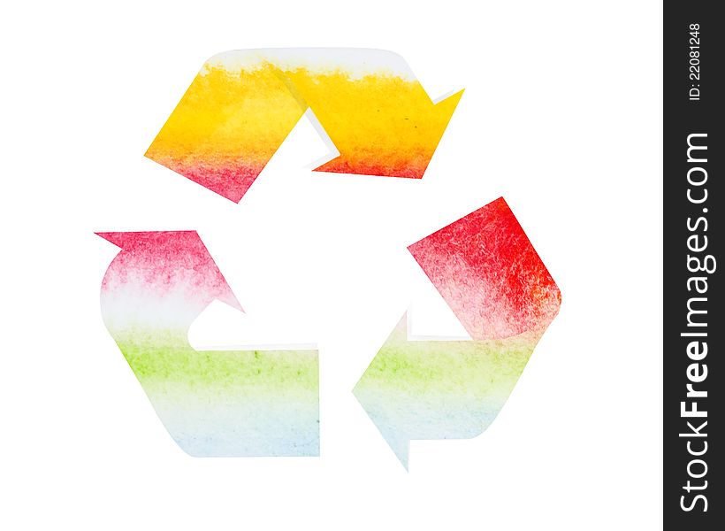 Watercolo Recycle Logo