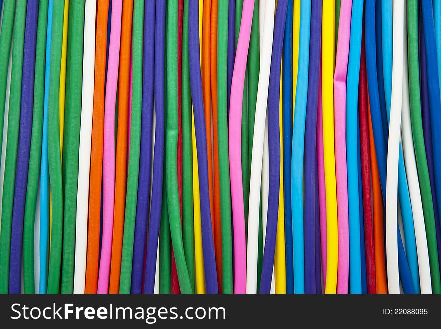 Multicolor balloon tube textures background