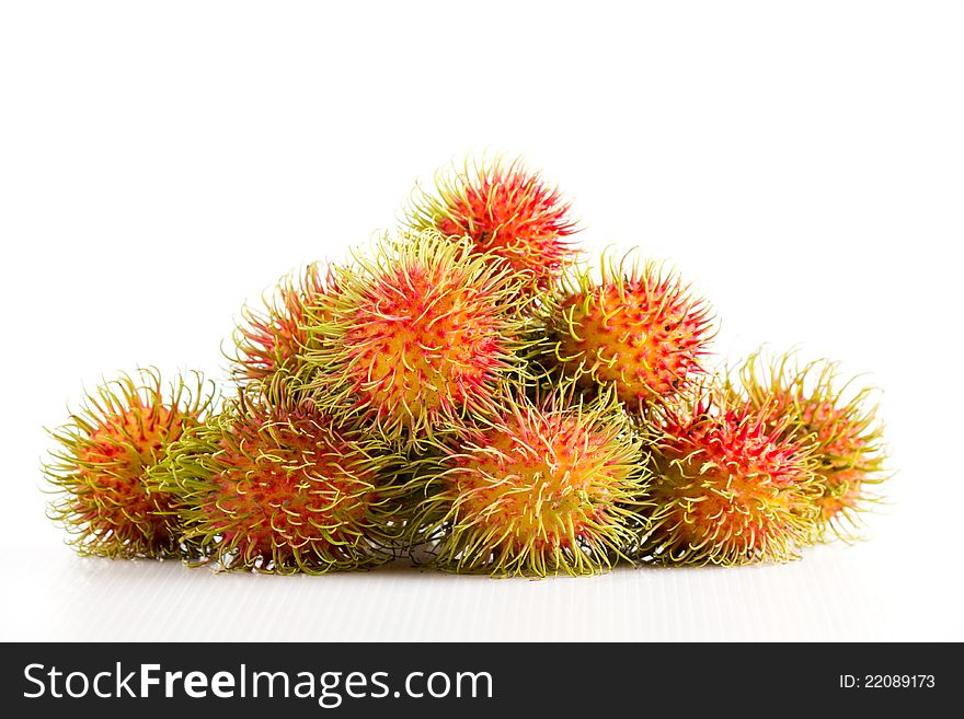 Tropical fruit - Rambutan (Nephelium lappaceum)