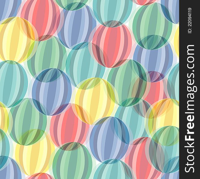 Retro seamless background with multicolor vivid circles. Retro seamless background with multicolor vivid circles