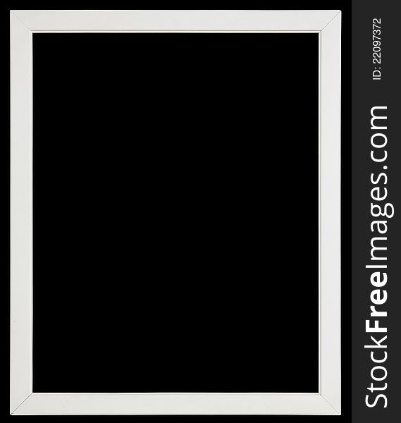 White Frame Isolated