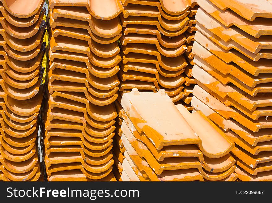 Church Roof Tiles.