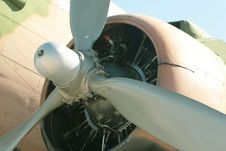 Old Military Propeller Stock Photography